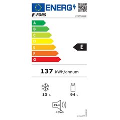FORS Kühlschrank freistehend - FFR 55854 E