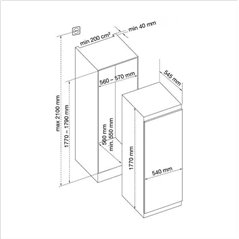 BRANDT Kühlschrank Einbau - BIL 1770 EB