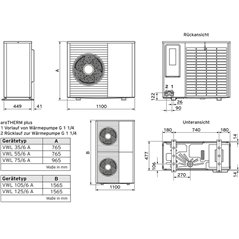 Vaillant aroTHERM plus VWL 7 kW 75/6
