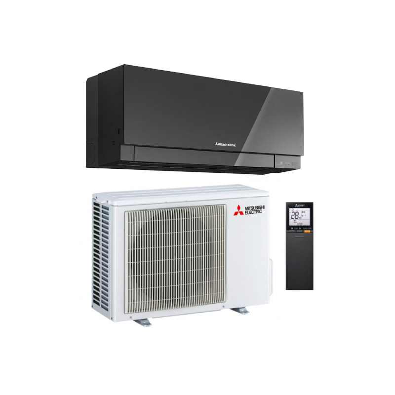 Mitsubishi Electric Premium Set 3.4 kW Schwarz