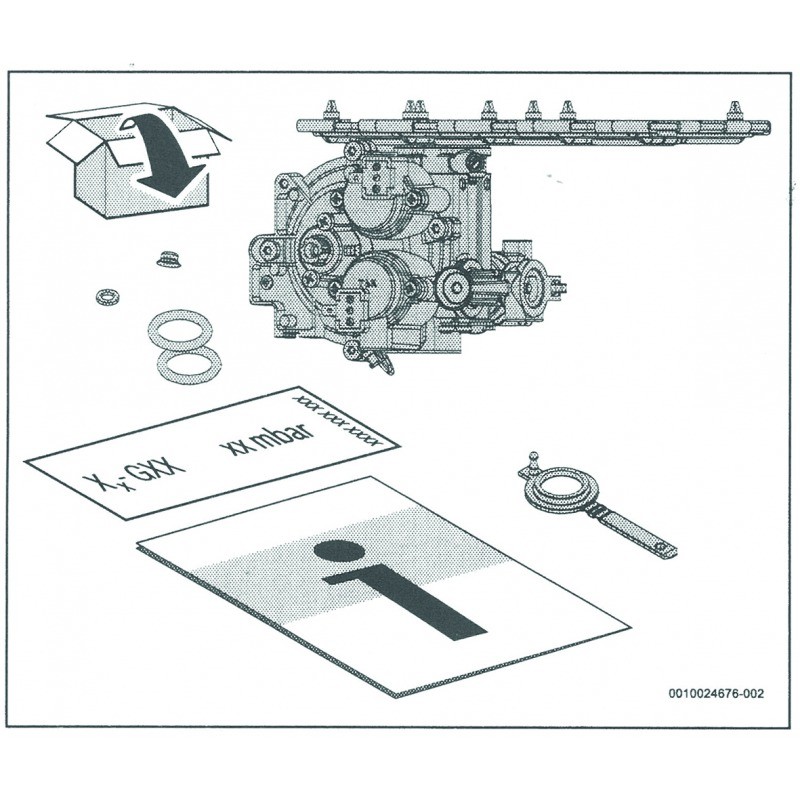 Flüssiggass Umbausatz für 10L