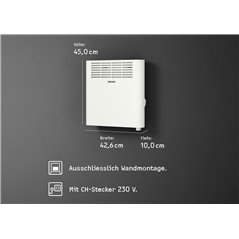 Wandkonvektor Stiebel Eltron CNS 750 Plus LCD CH-Version
