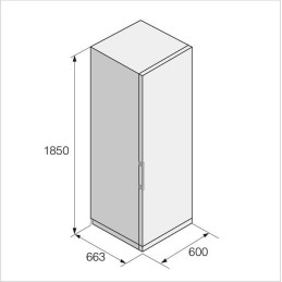 ASKO Kühlschrank freistehend PREMIUM - R 23841 B