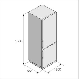 ASKO Kühl​-​Gefrierkombination freistehend PREMIUM - RFN 23841 W