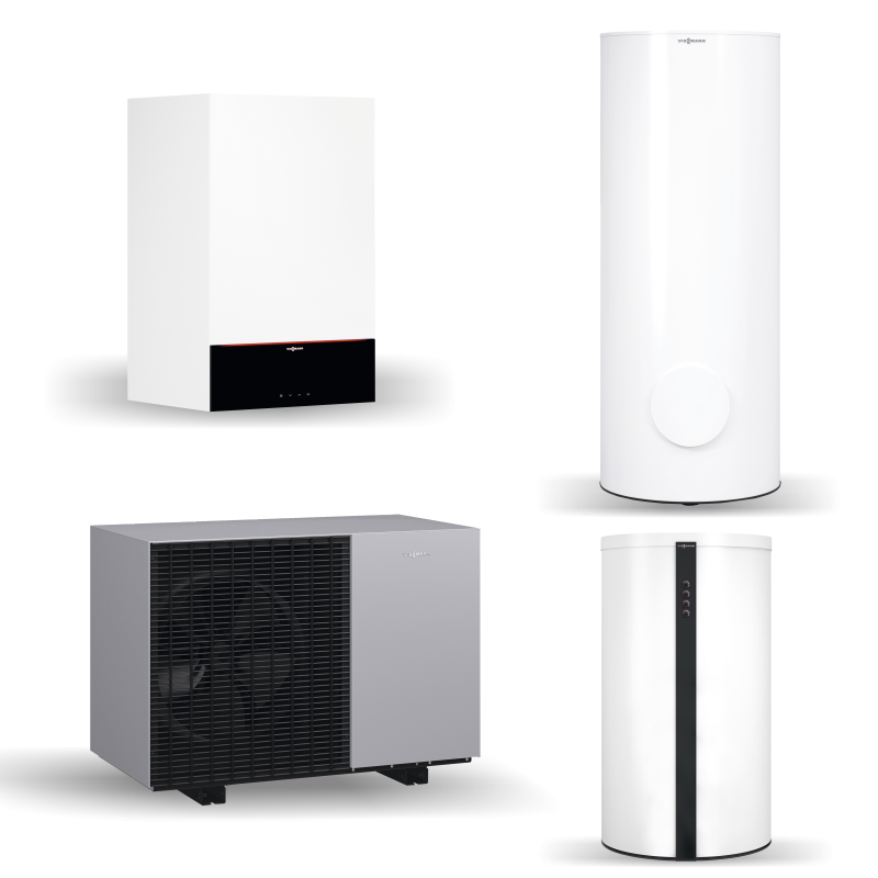 Viessmann Vitocal 150-A Luft-Wärmepumpe SET 6.5 kW mit WW