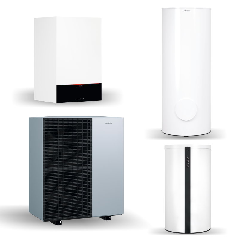 Viessmann Vitocal 150-A Luft-Wärmepumpe SET 16.0 kW mit WW
