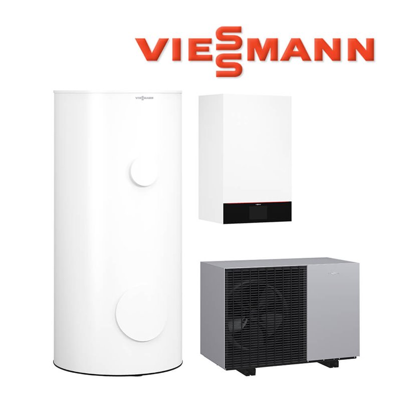 Viessmann Vitocal 150-A Luft-Wärmepumpe SET 11.1 kW, Vitocell 100-V CVCW 300l