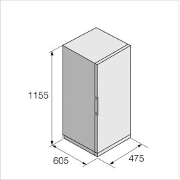 FORS Gefrierschrank freistehend - FFF 481164 NE