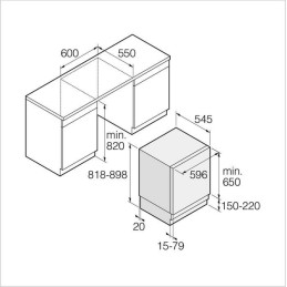 ASKO Unterbau​-​Gefrierschrank Einbau PREMIUM - F 22881 I