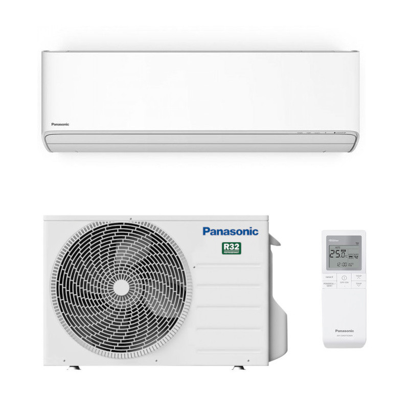 Panasonic Etherea CS-Z20CKEW 2.0 kW Inverter Klimageräte-Set (Raumgrösse 100m3)