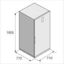 FORS Gefrierschrank freistehend - FFF 711864 NE