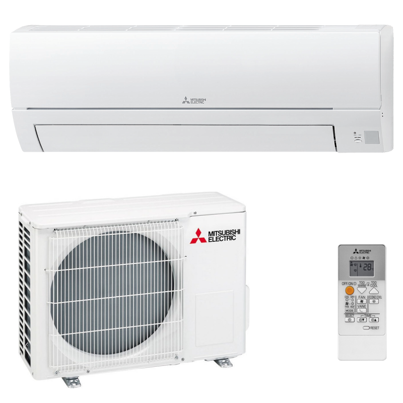 Mitsubishi Electric Basic Set 2.9 kW MSZ-HR25VFK2 mit MUZ-HR25VF2 (Raumgrösse 90m3)
