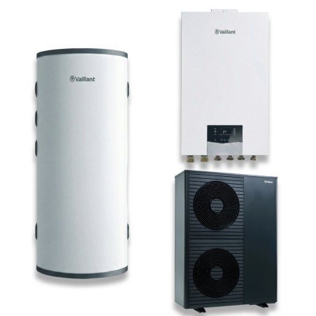 Vaillant Luft-Wasser Wärmepumpen Paket aroTHERM plus 105/8.1 mit Hydraulikstation