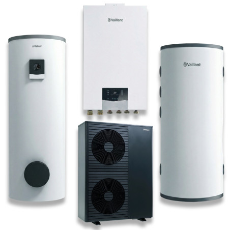Vaillant Wärmepumpe SET 12.1 kW / 8.1 mit WW