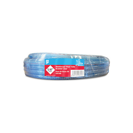 Aspen Xtra Kondensatschlauch mit Gewebeeinlage 6 x 10mm Braided Tube Clear 30m