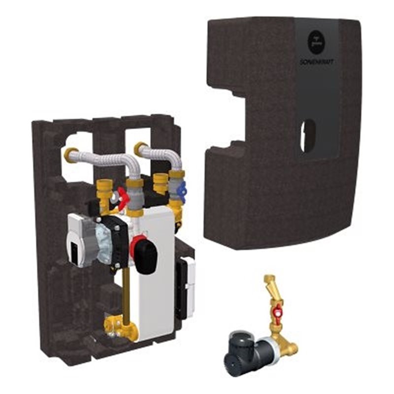 Sonnentank Frischwasserstation Hydro 40 für Speichermontage CU Wärmetauscher