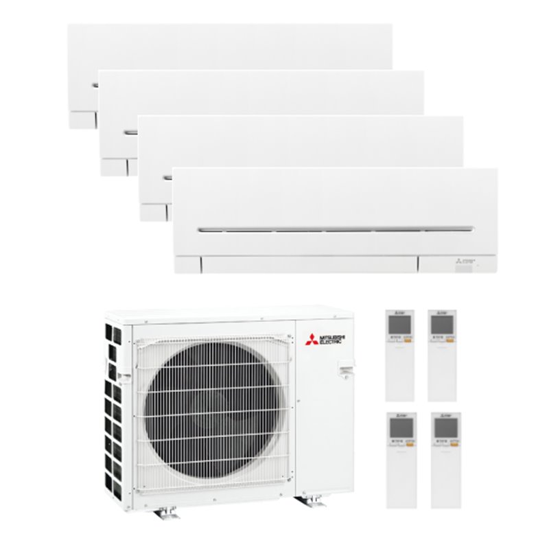 Mitsubishi Electric Multisplit Kompakt SET 4x 2.0 kW (Raumgrösse 90m3 pro Wandgerät) Mitsubishi Electric Multisplit Kompakt SET 4x 2.0 kW (Raumgrösse 90m3 pro Wandgerät)