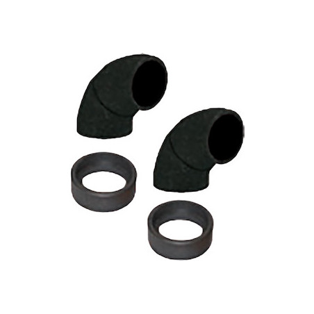OERTLI TWH Pro Set Bögen 90° inkl. Muffen Ø 160 mm