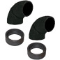 OERTLI TWH Pro Set Bögen 90° inkl. Muffen Ø 160 mm OERTLI TWH Pro Set Bögen 90° inkl. Muffen Ø 160 mm