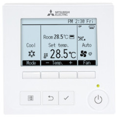 Mitsubishi Electric MA-Kabelfernbedienung Deluxe mit Alarm PAR-42MAAB [weiss]