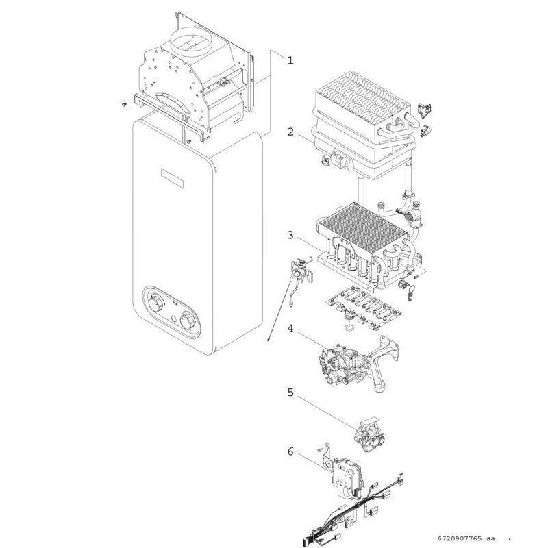 Ersatzteile Bosch Gas-Durchlauferhitzer T4304