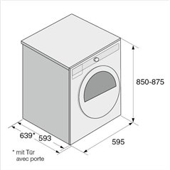ASKO Tumbler T408HD W