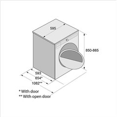 ASKO Tumbler MFH - TDC1781H.W